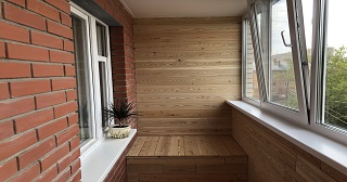 Отделка, остекление, утепление балконов в Кашире от 211 руб. м/2.