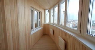 Отделка, остекление, утепление балконов в Кашире от 211 руб. м/2.